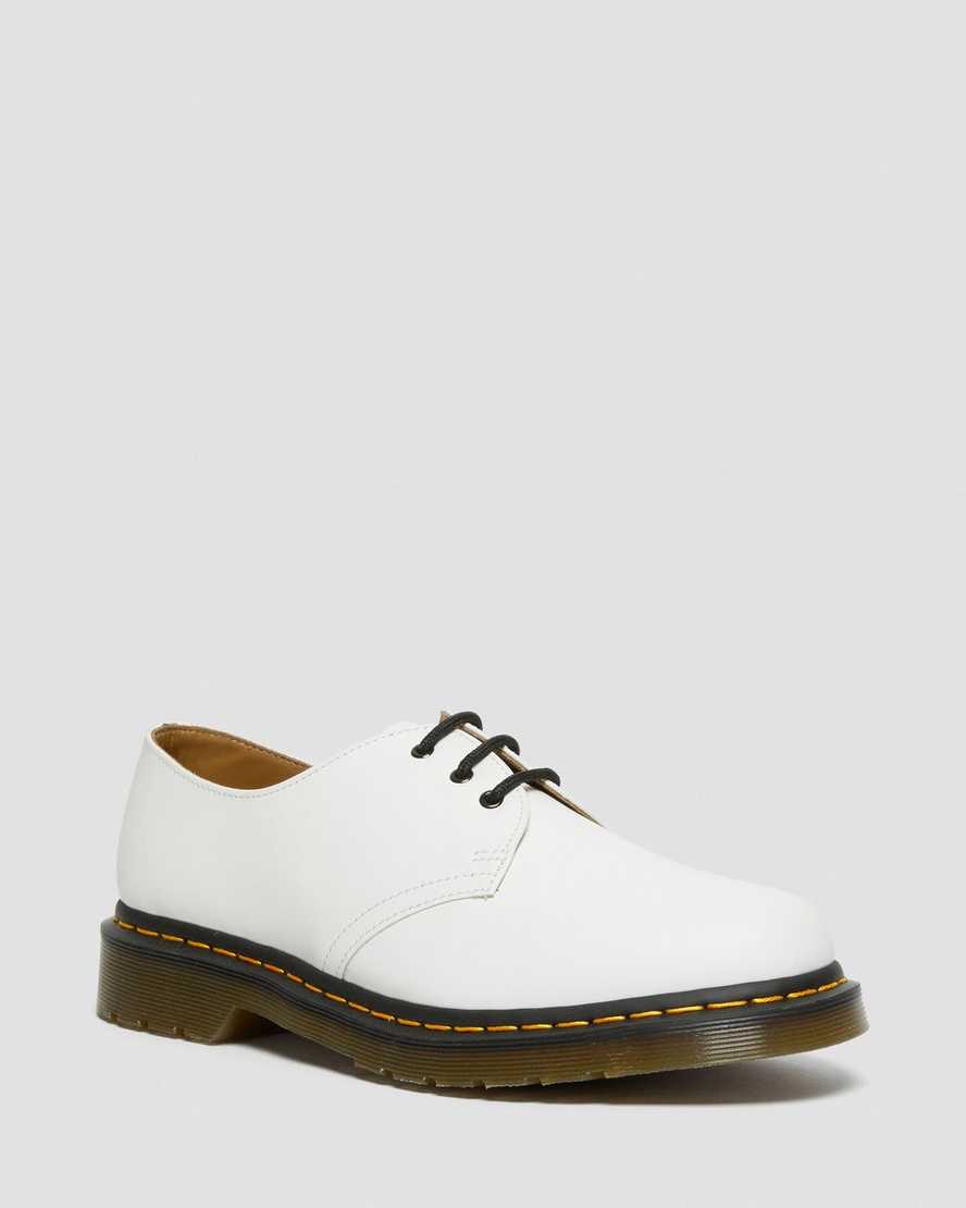 Dr Martens Oxford Shoes Men's 1461 Smooth Leather White | Malaysia 17260-XPYL